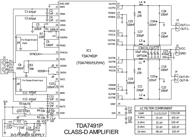 Schaltplan - STMicroelectronics STEVAL-CCA028V1 Demonstrationsboard